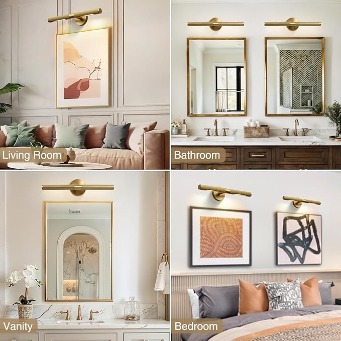 Klee: Solid Brass Modern Picture Light