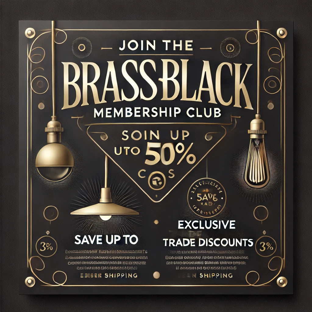 BrassBlack Membership Clubs: Exclusive Trade Discounts and Savings on Premium Lighting for Designers & Homeowners