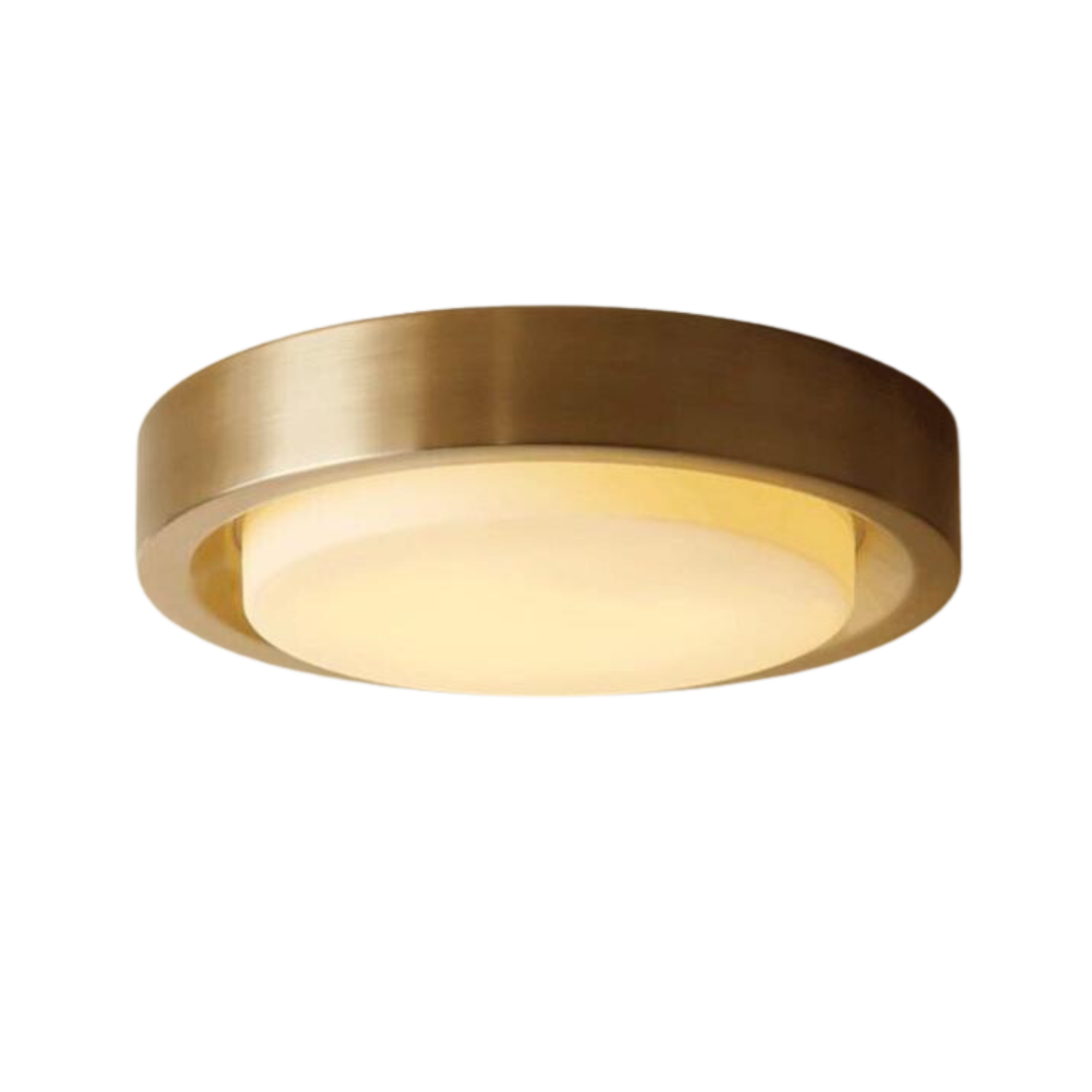 Gooden : a Brass LED Flush Mount Light