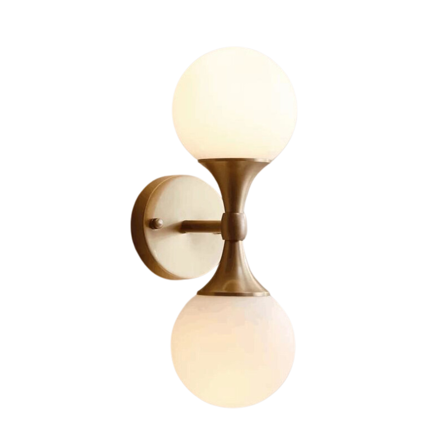 Sklar : Mid Century Modern Double Wall Light